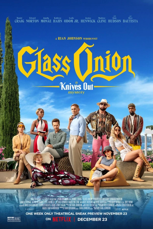 Glass Onion - Knives Out Poster