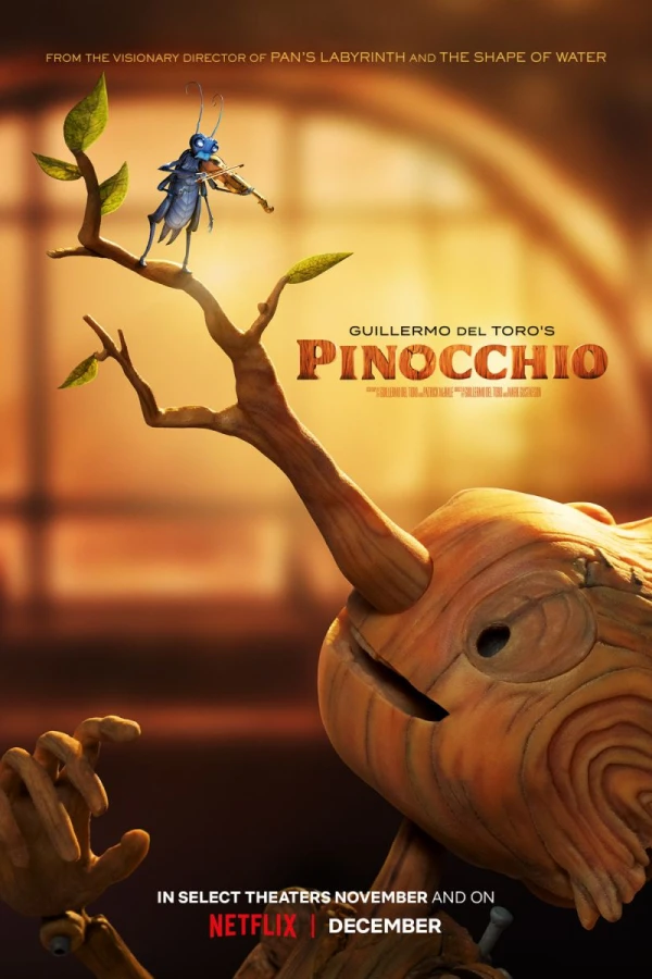 Pinocchio di Guillermo del Toro Poster